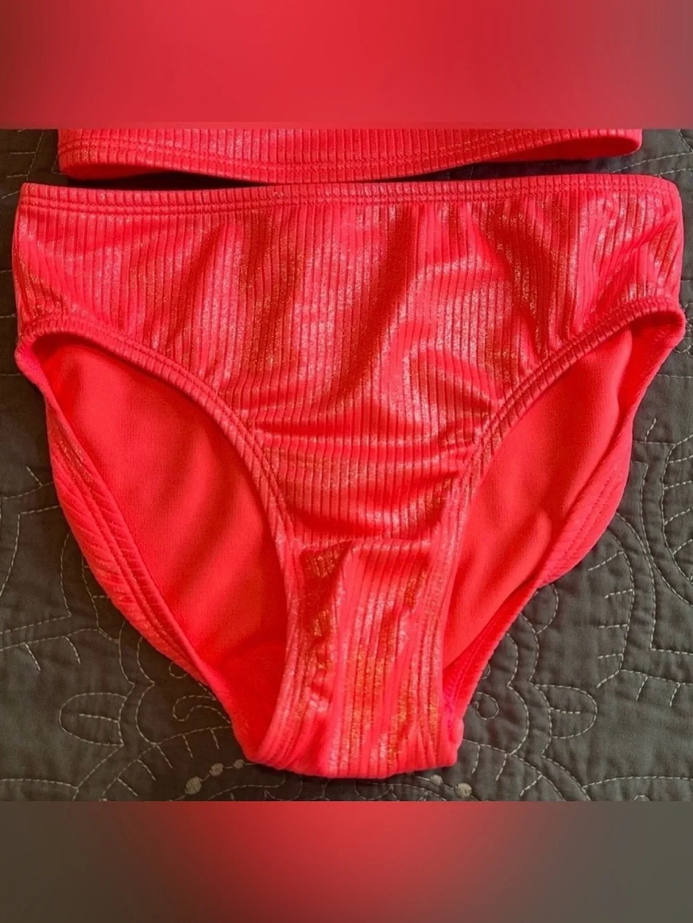 Thereabouts Girls Coral Fun 2 Piece Tankini Set NWT Size XL 16